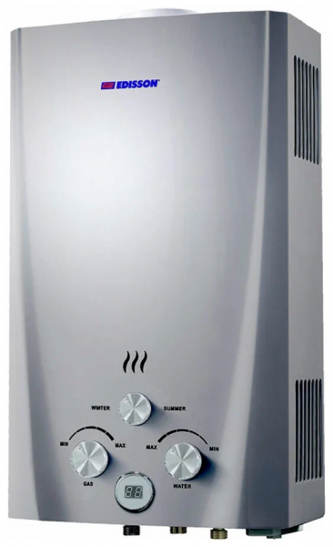 Газовый проточный водонагреватель Edisson F 20 D (silver) ЭдЭБ00727