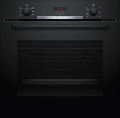 Электрический духовой шкаф Bosch HBA533BB0S, черный