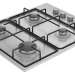 Газовая варочная панель Beko HIGG 641C3 SX, серый