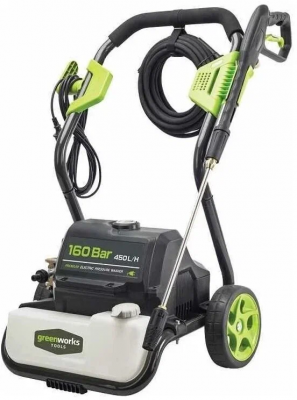Мойка высокого давления электрическая Greenworks GPWG8II (5106807), 2800 Вт, 160 бар