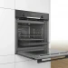 Электрический духовой шкаф Bosch HRA578BB0S Serie 6, чёрный, 71 л, пиролитическая очистка, 10 режимов, с паром 