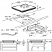 Индукционная варочная панель Electrolux EIV 634, черная, 4 конфорки, сенсорное управление