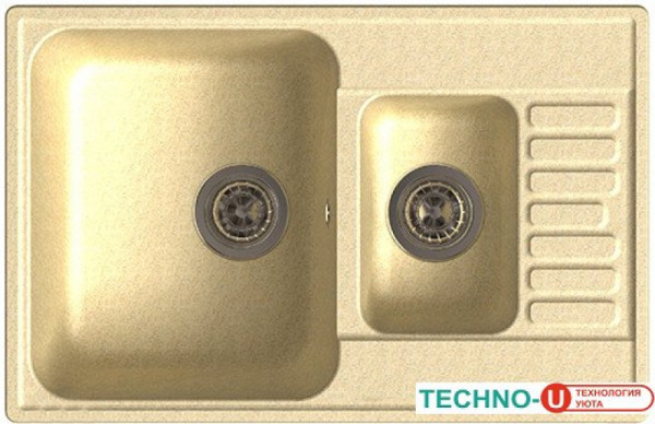 Кухонная мойка GranFest QUARZ Z-21K (бежевый)