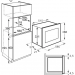 Микроволновая печь Electrolux EMT25203C, 25 л, 900 Вт, гриль, автоматическая разморозка, дисплей