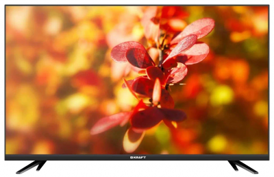 55" Телевизор KRAFT KTV-P55UHD02T2CIWLF LED, черный