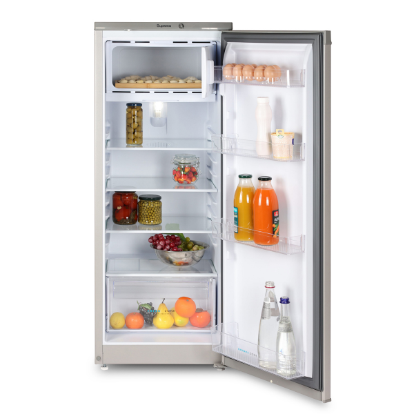 Холодильник БИРЮСА М410 180л металлик