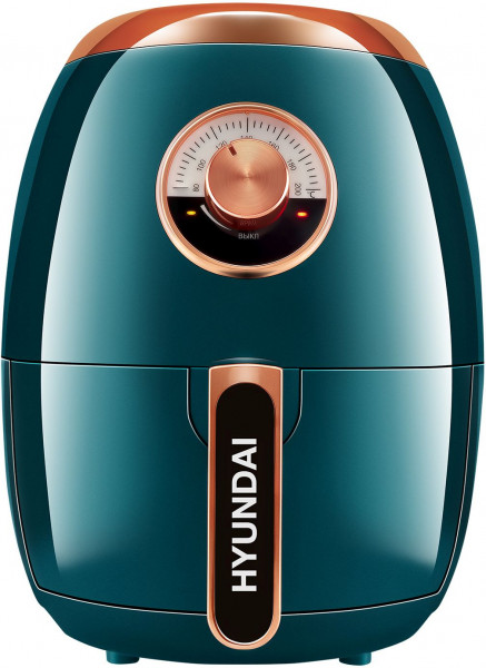 Аэрогриль Hyundai HYF-3553 корзина на 3,5 л и мощность 1500Вт, установка температуры 80-200С и таймер до 30мин