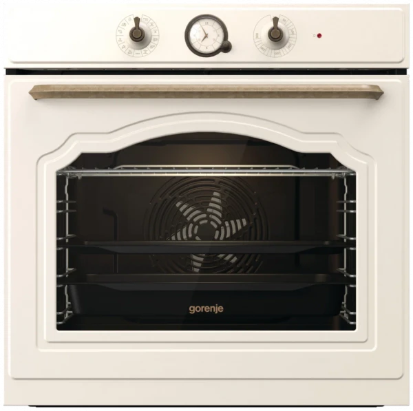 Духовой шкаф электрический Gorenje BOS67371CLI бежевый, очистка паром AquaClean, 12 режимов, коллекция Classico