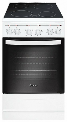 Кухонная плита GEFEST 5160-01 0033, электрическая, А, механическое управление, 55 л, 4 зоны подогрева  