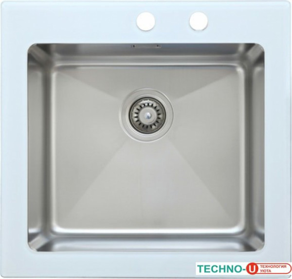 Кухонная мойка ZorG GS 5553 (белый)