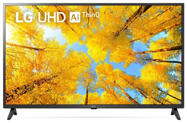 43" Телевизор LG 43UQ75006LF, черный