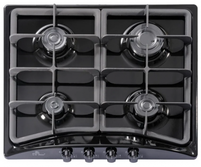 Газовая варочная панель De Luxe 5840.00 гмв-055чр, черный