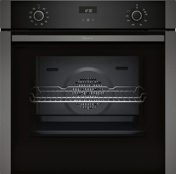 Духовой шкаф электрический Neff B1ACE2AG3, графитово-серый
