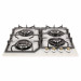 Газовая варочная поверхность GEFEST ПВГ 2232-01 К82, материал рабочей поверхности стекло, газ-контроль конфорок