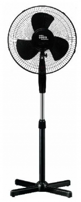 Напольный вентилятор Oasis VF-40PB, черный