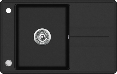 Кухонная мойка Aquasanita Bella SQB101AW (black metallic 601)