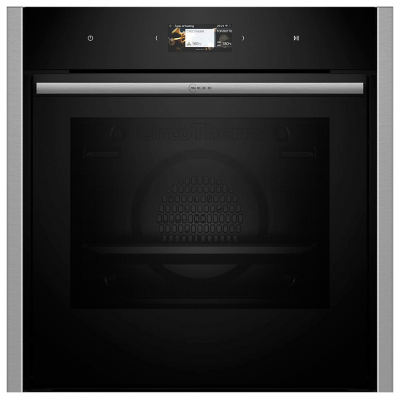 Духовой шкаф электрический Neff B64CS31N0, черный/нержавеющая сталь