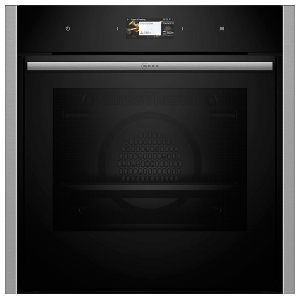 Духовой шкаф электрический Neff B64CS31N0, черный/нержавеющая сталь