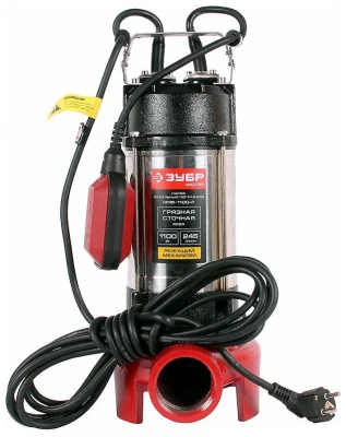Фекальный насос Зубр Мастер НПФ-1100-Р