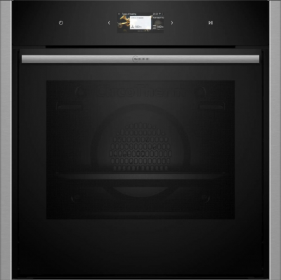 Духовой шкаф электрический Neff B64CS71N0, черный/нержавеющая сталь
