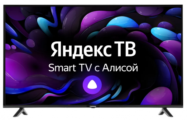 55" Телевизор STARWIND SW-LED55UB401 2021 LED на платформе Яндекс.ТВ, черный