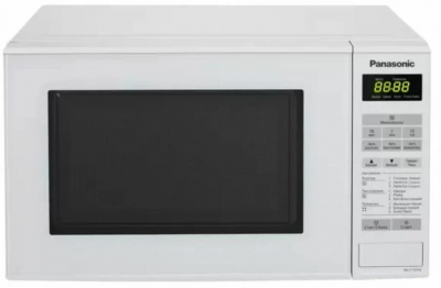 Микроволновая печь Panasonic NN-ST251WZPE, 20 л, 800 Вт, переключатели - сенсор, дисплей, 44.3 см x 25.8 см x 34 см
