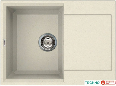 Кухонная мойка Elleci Easy 135 Bianco Antico 62