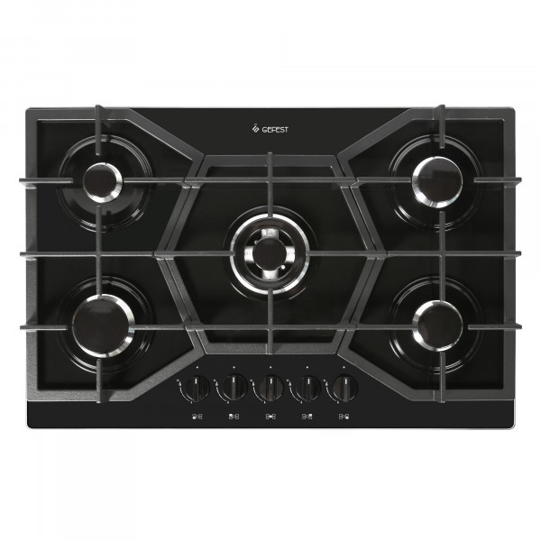 Газовая варочная панель GEFEST СГ СН 2340 К23, чугунные решетки, газ-контроль горелок, розжиг встроен в ручки