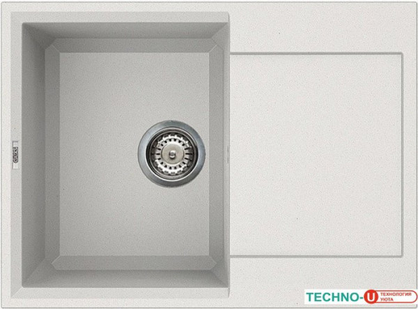 Кухонная мойка Elleci Easy 135 Bianco Titano 68