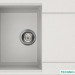 Кухонная мойка Elleci Easy 135 Bianco Titano 68