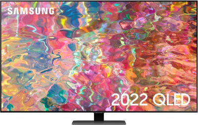 65" Телевизор Samsung QE65Q80BAUXCE 2022 HDR, QLED, черный