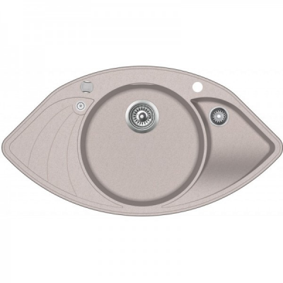 Кухонная мойка Aquasanita Papillon SCP151AW (beige 110)