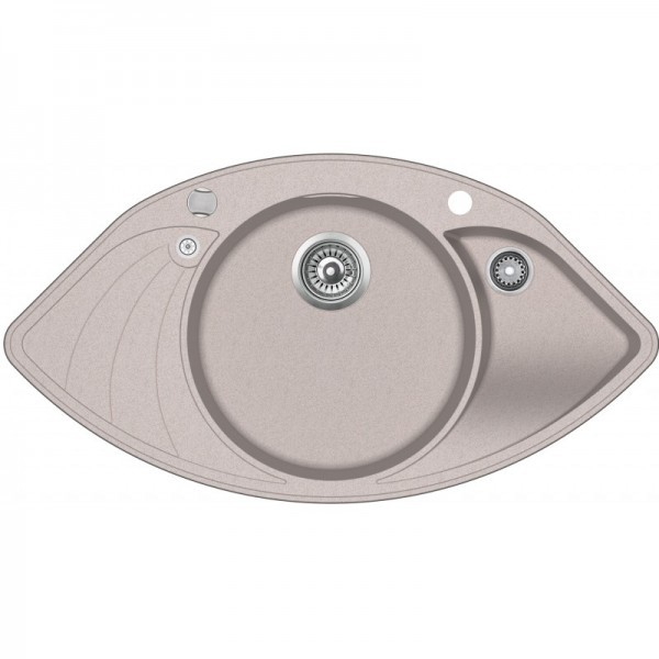 Кухонная мойка Aquasanita Papillon SCP151AW (beige 110)