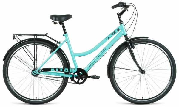 Велосипед дорожный 28" ALTAIR CITY Low 3.0 3 скорости 2022 год рама 19" Мятный/Черный RBK22AL28030