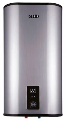 Водонагреватель Oasis Z-30, накопительный, установка вертикальная, 30 л, нержавеющая сталь, 2 кВт, 75 °C, 43.4 см x 58 см x 25 см