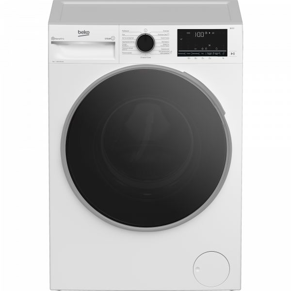 Стиральная машина Beko B3WFR572WC, 15 программ, инверторный мотор, загрузка 7 кг