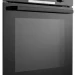 Электрический духовой шкаф Bosch HBF534EB0Q, черный, Serie 4, EcoClean, 7 режимов, телескопические направляющие, утапливаемые переключатели