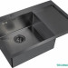 Кухонная мойка ZorG PVD-7851-L (графит)