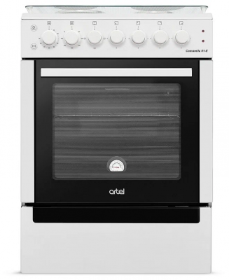 Электрическая плита ARTEL COMARELLA 01-E белая, гриль с вертелом