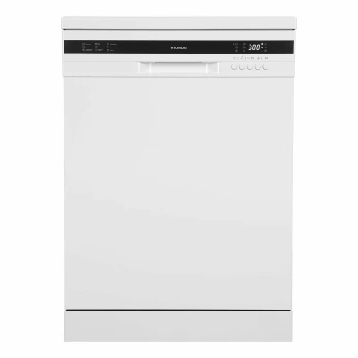 Посудомоечная машина Hyundai DF126, полноразмерная, загрузка 12 комплектов, 5 программ, отдельностоящая, конденсационная,
