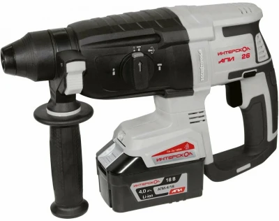 Аккумуляторный перфоратор Интерскол ПА-26/18ВM (кейс, 1 аккум. 4Ач, ЗУ) 731.4.1.70