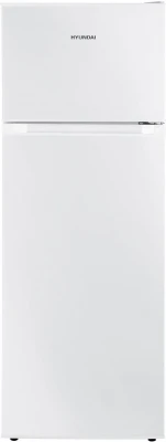 Холодильник HYUNDAI CT2551WT, 206 л, внешнее покрытие-металл, размораживание - ручное, 54 см х 144 см х 54 см