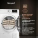 Сушильная машина Weissgauff WD 6109 Heat Pump, загрузка 10 кг, электронное управление, А++, 15 программ сушки