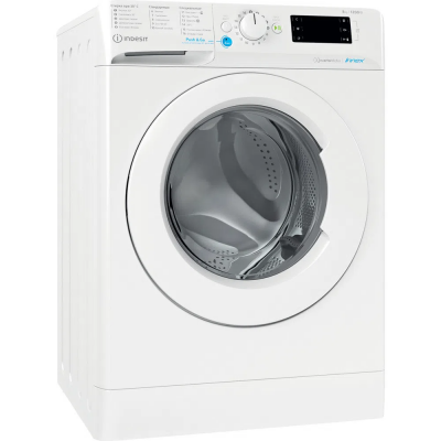 Стиральная машина Indesit BWE 81282 L, белая, 8кг, 1200об/мин, инверторная, с фронтальной загрузкой