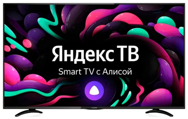 Телевизор Yuno Яндекс. ТВ ULX-43UTCS3234, 43", LED, 4K Ultra HD, черный