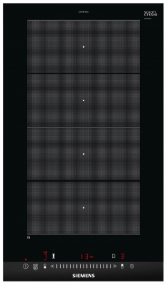 Индукционная  варочная панель Siemens EX375FXB1E, 2 конфорки, серия iQ700, чёрная, 17 ступеней мощности, сенсорное управление