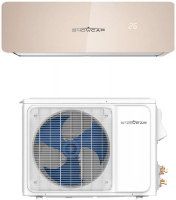 Сплит-система SNOWCAP AC 09 DA MIR INVERTER, 27 м², антикоррозийное покрытие, ионизация воздуха, скрытый дисплей 