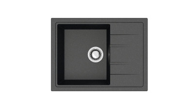 Кухонная мойка Berge 5850 (черный глянцевый)