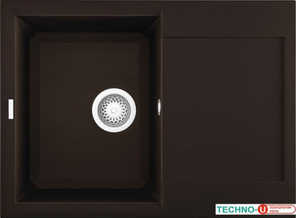 Кухонная мойка Elleci Easy 135 Espresso 78