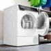 Сушильная машина Bosch Serie 8 WQB245A0BY, Serie 8, отдельностоящая, 14 программ сушки, конденсационная, загрузка 9 кг